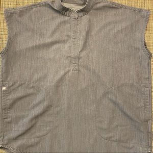 Figs Graphite Rafaela Scrub Top Medium